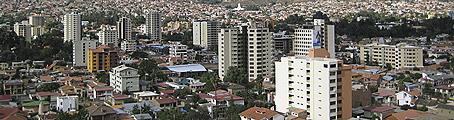 Cochabamba, Panoramic view of the city. Cochabamba Travel Guide, Bolivia